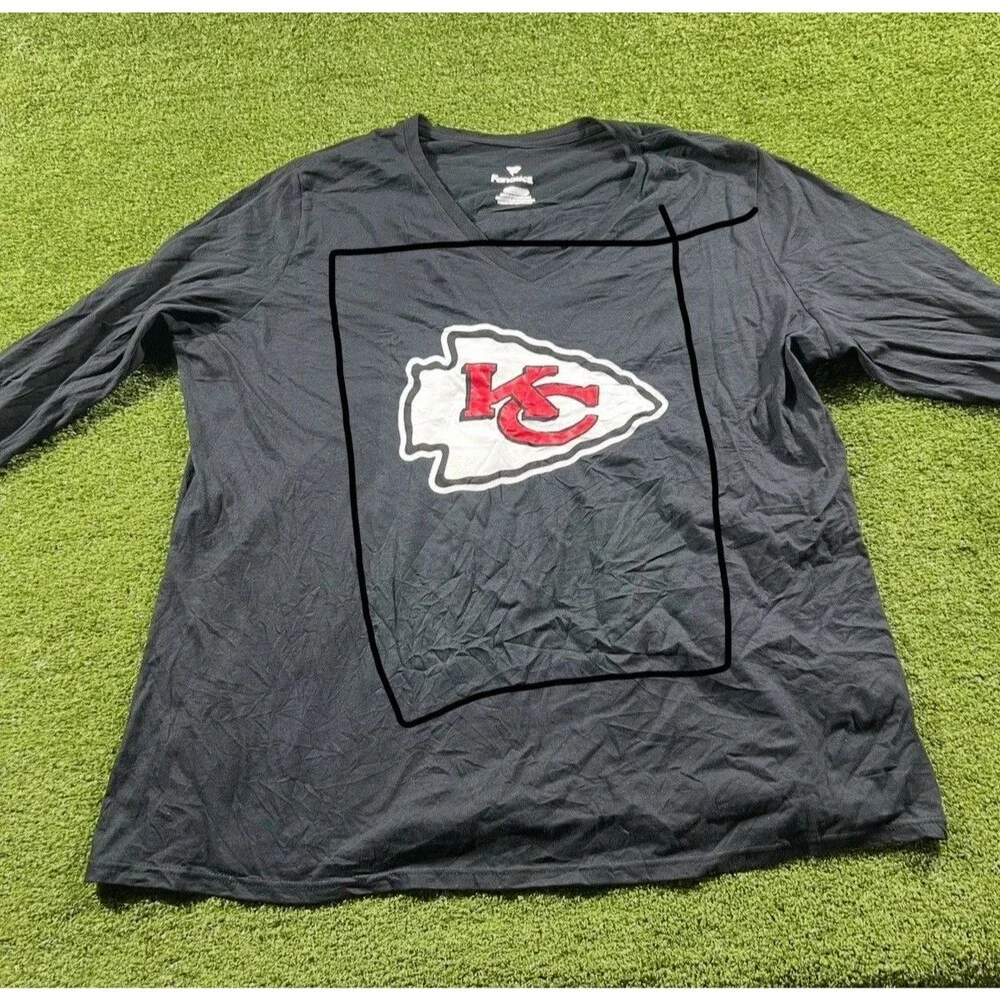 Majestic Kansas City Chiefs Womens Long Sleeve T-Shirt 3XL